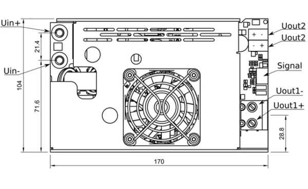 Technical drawing DDL3050-48